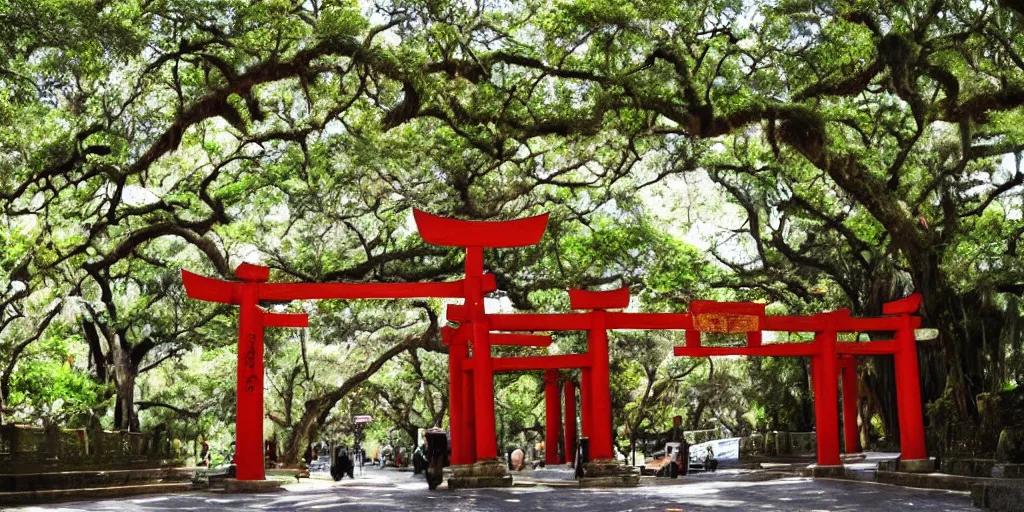 Image similar to “Shinto gate ((savannah))”