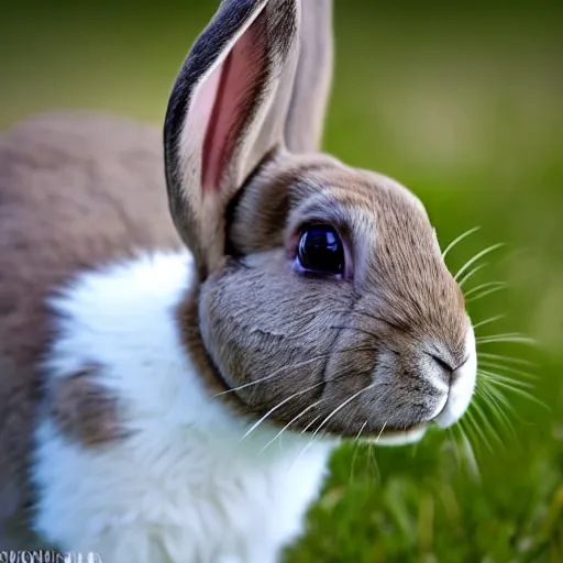 Prompt: a floppy - eared bunny - dog, wildlife photography