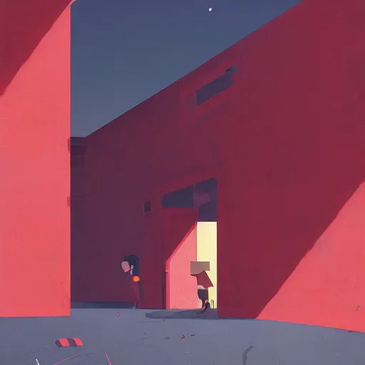 Prompt: sesc pompeia, painting by atey ghailan, masterpiece