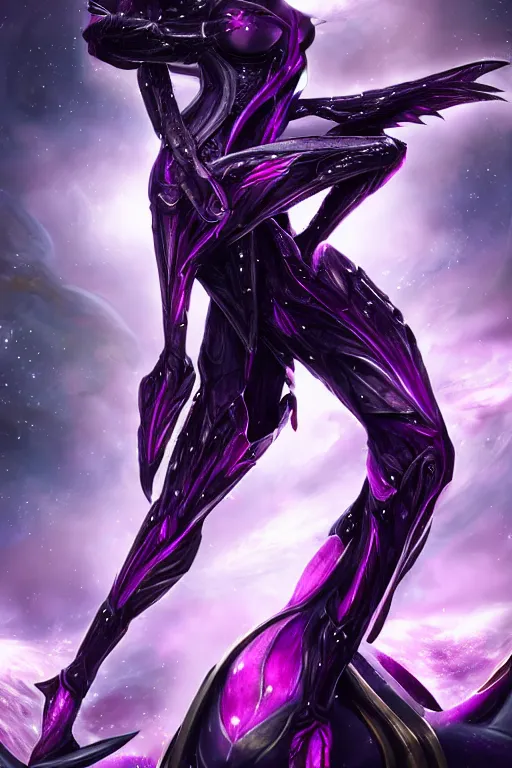 Prompt: galactic hyperdetailed elegant beautiful stunning giantess saryn warframe dragon goddess paw shot, sharp spines, sharp metal ears, smooth purple eyes, smooth fuschia skin, silver armor, bigger than galaxy, epic proportions, epic scale, epic size, warframe fanart, destiny, furry, dragon art, goddess, giantess, furaffinity, octane render