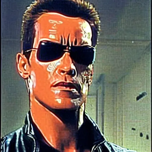 Image similar to terminator in the matrix