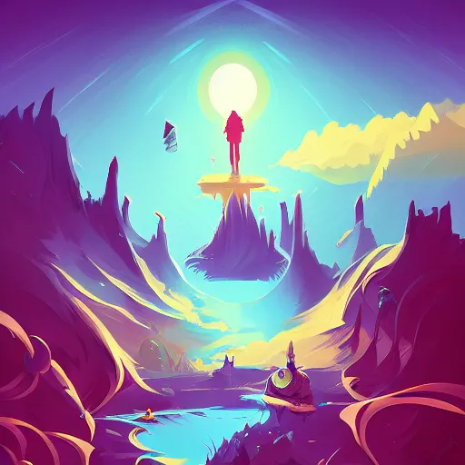 Image similar to life after death, anton fadeev and dan mumford