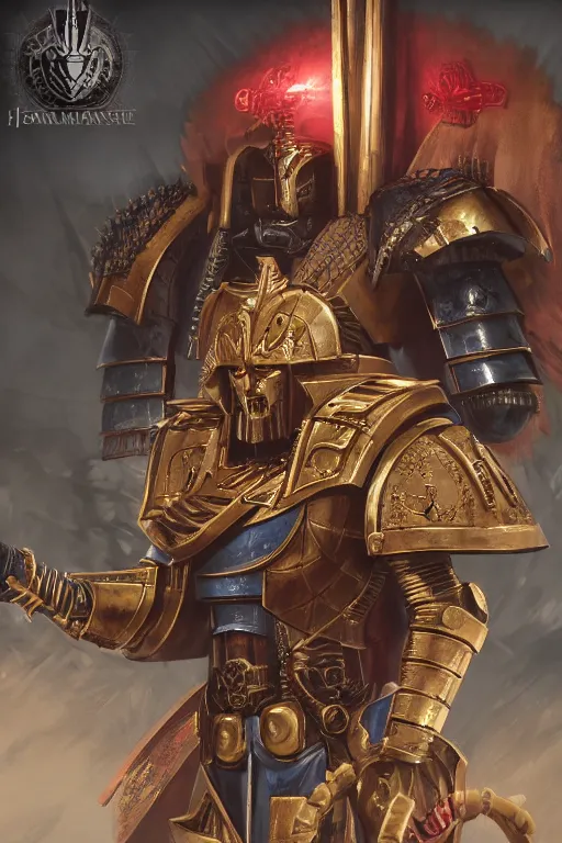 Image similar to queen portrait heros warhammer 4 0 k horus heresy fanart - the primarchs emperor by johannes helgeson animated with vfx concept artist & illustrator global illumination ray tracing hdr fanart arstation zbrush central hardmesh 8 k octane renderer comics stylized