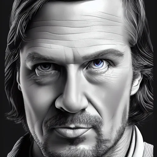 Image similar to a beautiful detailed 3 d matte portrait of antti tuisku, by glenn fabry, high details