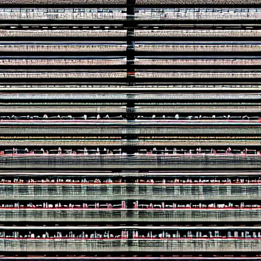 Image similar to hundred different makeshift doors combined on a building, photographed by andreas gursky, sony a 7 r 3, f 1 1, ultra detailed,