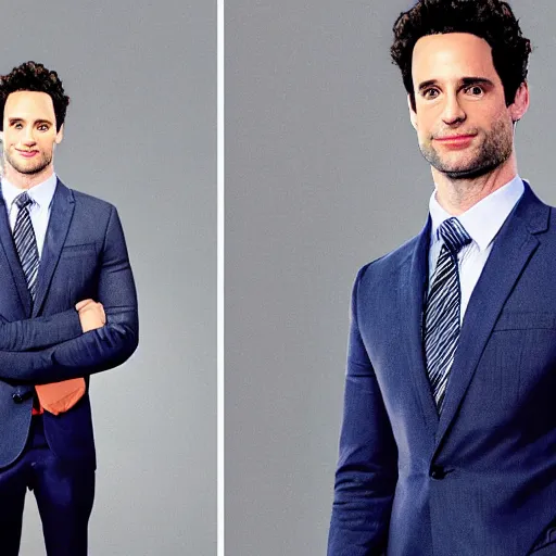 Image similar to penn badgely as mr fantastic