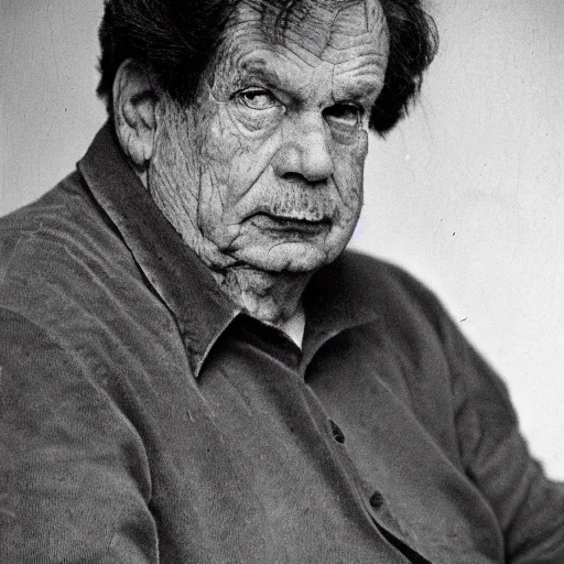 Image similar to photographic portrait of garfield by daniel farson