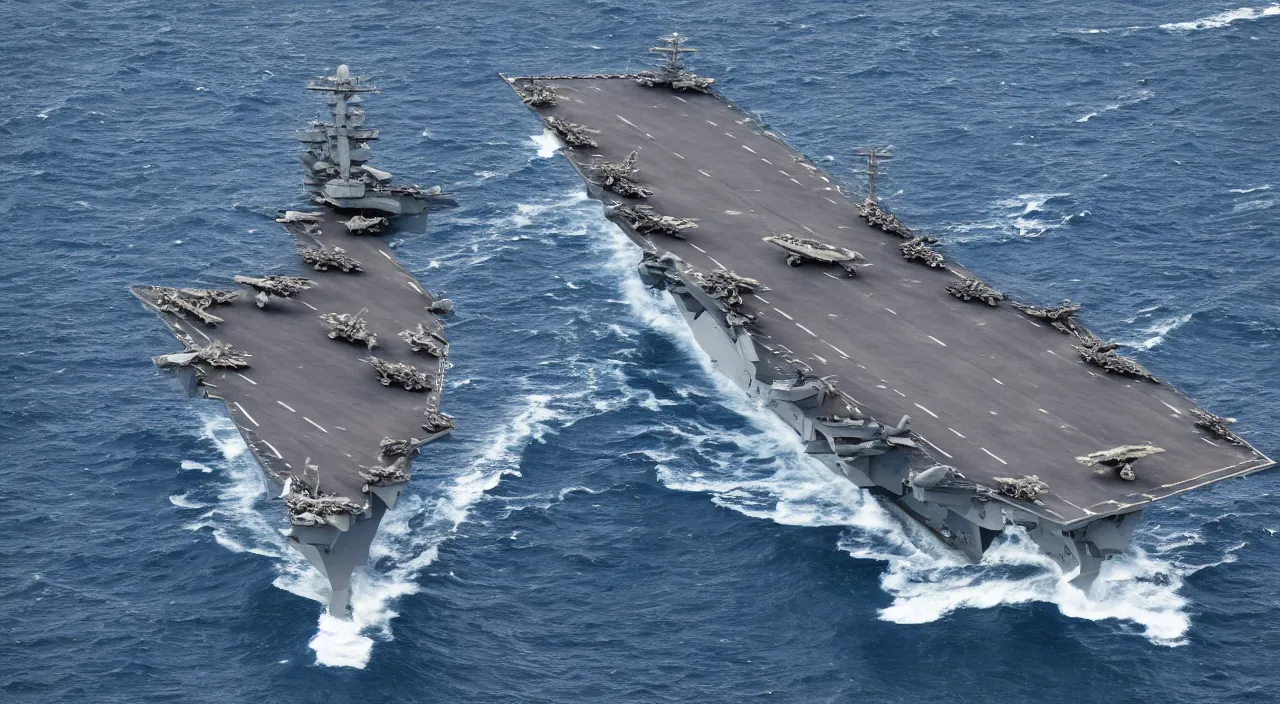 Image similar to us marines portrait in aircraft carrier, navy fleet, blue sky, high waves, highly detailed, by jimmy nelson