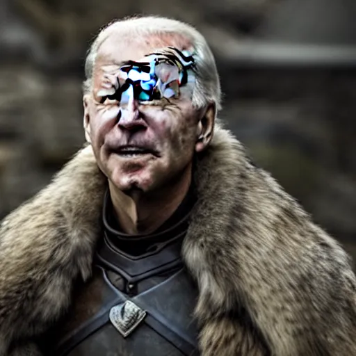 Prompt: Joe Biden as Ned Stark Game of Thrones.