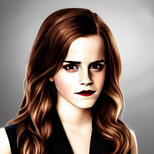 Image similar to emma watson as a vampire from twilight