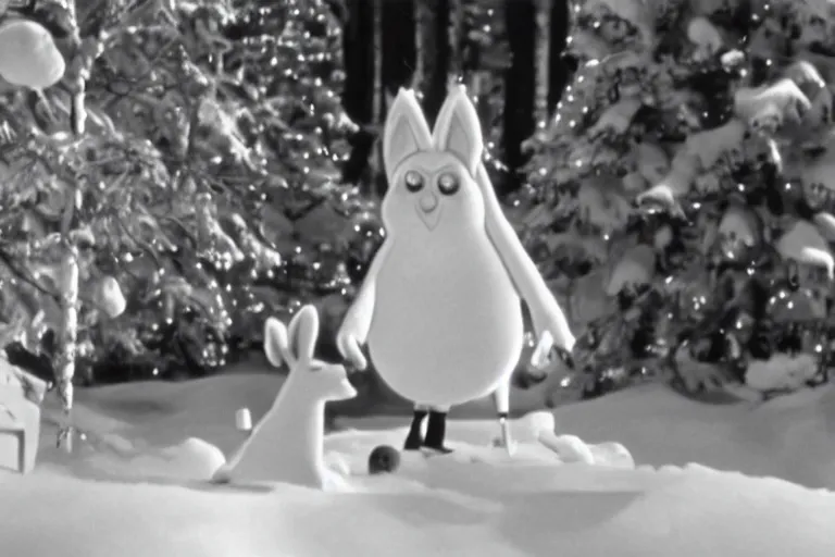 Image similar to Louise Belcher in a still from the movie Rudolph the Red-Nosed Reindeer (1964)