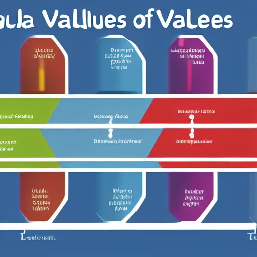 Image similar to a timeline of lab values