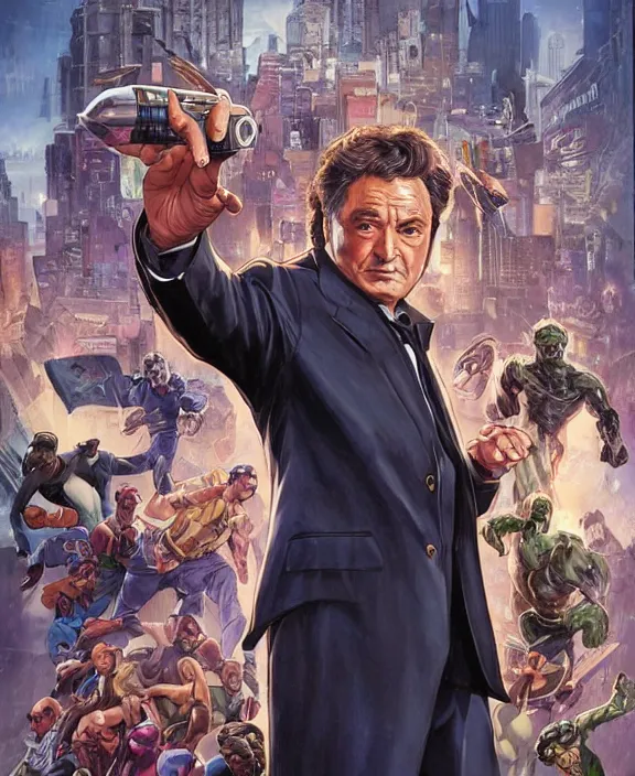 Image similar to Columbo in the Marvel Cinematic universe, official media, highly detailed, centered, artstation, concept art, smooth, sharp focus, illustration, bokeh art by artgerm and donato giancola and Joseph Christian Leyendecker