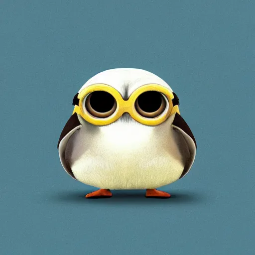 Prompt: porg minion