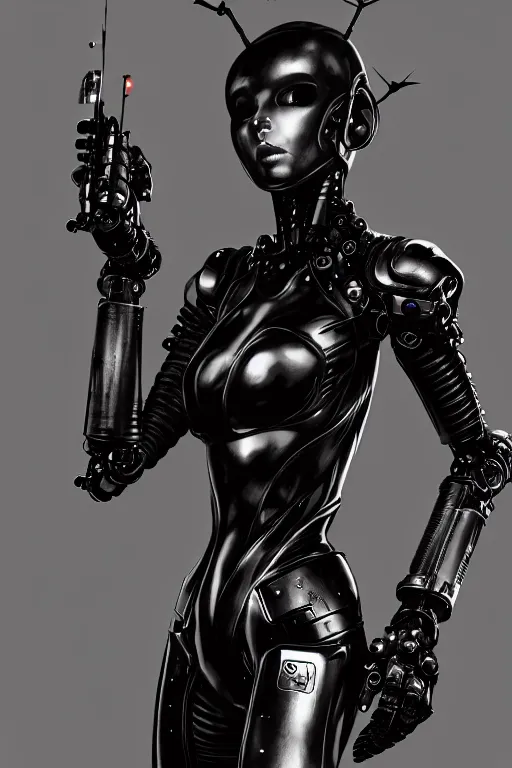 Black discount robot woman