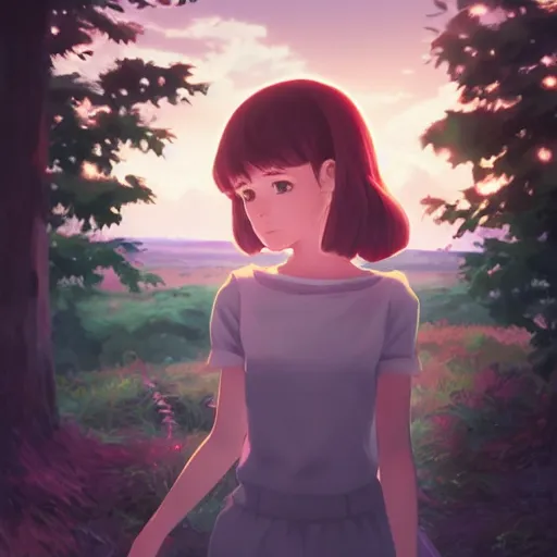 Prompt: a portrait of a young woman countryside landscape ambient lighting, 4k, anime, key visual, lois van baarle, ilya kuvshinov rossdraws The seeds for each individual image are: [3211262987, 1840580735, 136412351, 3945074687, 4074294527, 3156350975, 1930897407, 2654465279, 2506921471, 872637744, 2263539546]