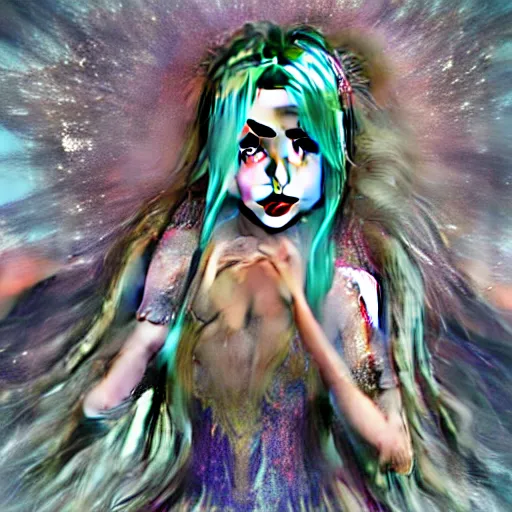 Prompt: Octane Render 16K , advanced digital anime art, a very cute and gorgeous faery wearing a dress made of water , full body, very long wavy azure blue hair, braided hair, white highlights in hair, azure blue watery eyes, full round face, japanese beautiful cute young J-Pop idol actress girl face, cinematic lighting, mid-shot, glowing rich colors, powerful imagery, 3d shading, Hyperdetailed photorealism, 108 megapixels, amazing depth, highly intricately detailed, trending on pixiv, Artstation, DeviantArt, NicoVideo, Steven Artgerm Lau, WLOP, RossDraws, RuanJia, James Jean, Andrei Riabovitchev, Totorrl, Marc Simonetti, Visual Key, and Sakimichan