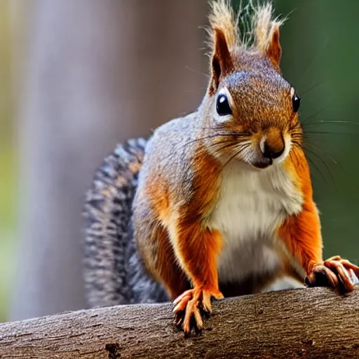 Image similar to a squirrel with a helmet made of acorns