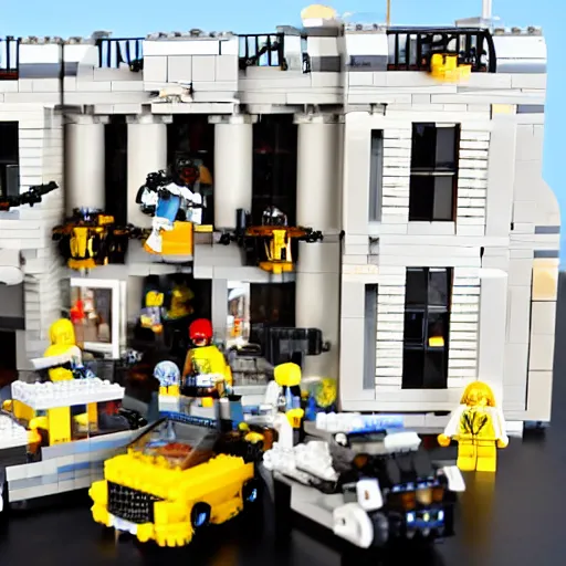 Image similar to fbi raid on mara lago lego set