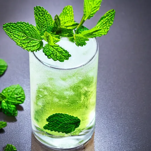 Image similar to mint soda product photo