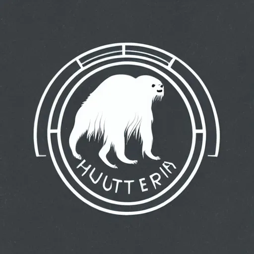 Prompt: Yetti-Hunter logo-design