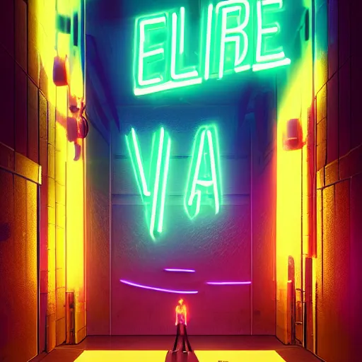 Image similar to improbable neon, electric, character art made out of rain, trending on artstation, epic composition, emotional, beautiful, rendered in octane, unreal engine, depth of field, ray tracing, highly detailed, realistic