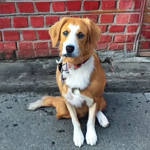 Image similar to clementine the dog in brooklyn.