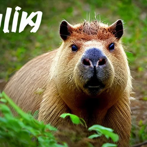 Prompt: okay I pull up capybara