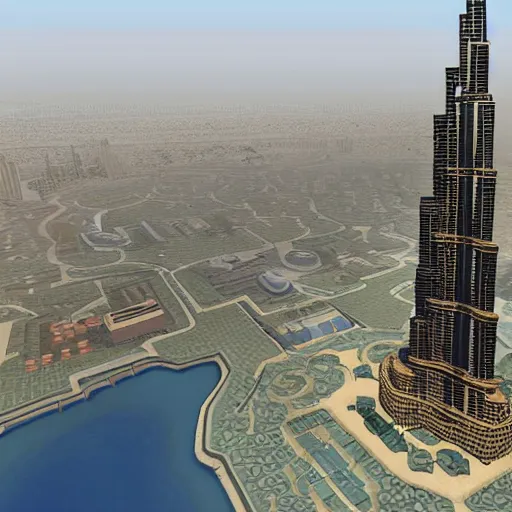 Prompt: gta : dubai, ornate