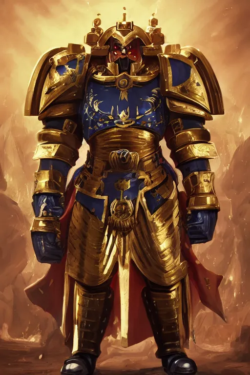 Image similar to queen portrait heros warhammer 4 0 k horus heresy fanart - the primarchs emperor by johannes helgeson animated with vfx concept artist & illustrator global illumination ray tracing hdr fanart arstation zbrush central hardmesh 8 k octane renderer comics stylized