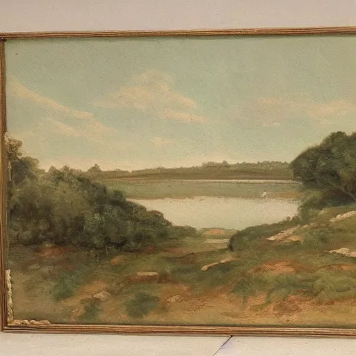 Prompt: a painting in the style of ferdinand leeke