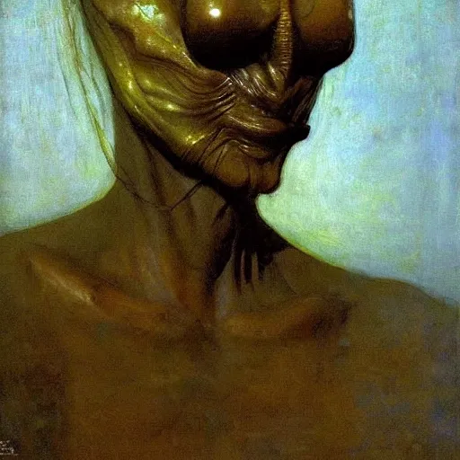 Image similar to alien by ilya repin