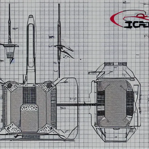 Prompt: schematic of Qadra V-tech, highly detailed, technical drawing, sharpie, lining, 8K