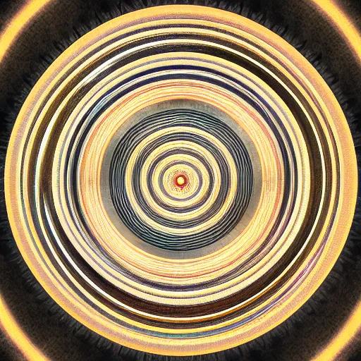 Image similar to concentric triangle, sacred geometry, octane render, mesmerizing patterns