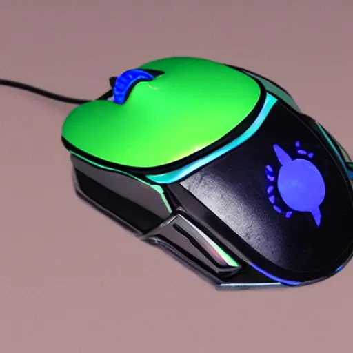 Image similar to opal beetle as a gaming computer mouse