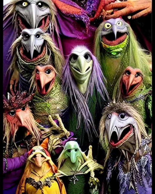 Prompt: i think its time for a skeksis party