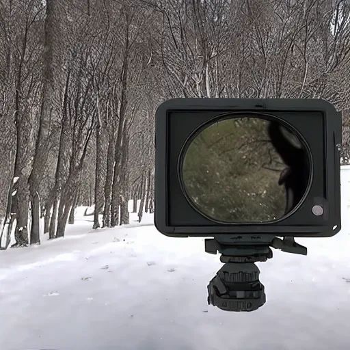 Prompt: the Muslim apocalypse captured on trailcam footage in 4k