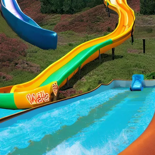Image similar to water slide world