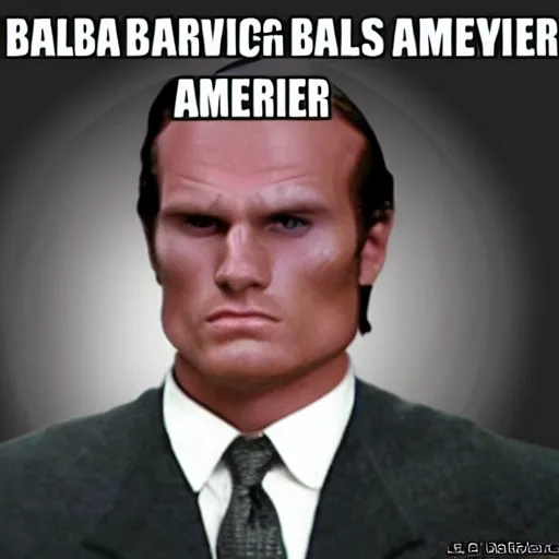 Image similar to Jarl Balgruuf the Greater as The American Psycho