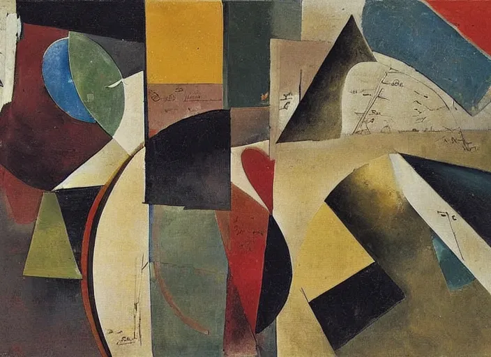 Prompt: an artwork by kurt schwitters, organic shapes, earth colors