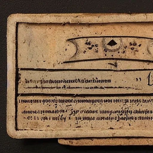 Image similar to Credit card from the 16th century