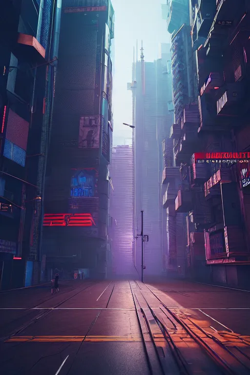 Image similar to high quality 3 d render cyberpunk mumbai, daytime, highly detailed, cinematic smooth unreal engine, lee madgwick & yuto yamada, dramatic light, long shot, low angle, uhd 8 k, sharp focus