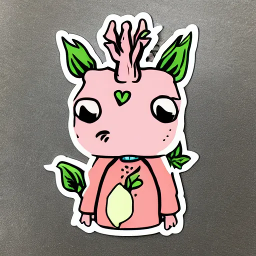 Image similar to cute mandragora sticker