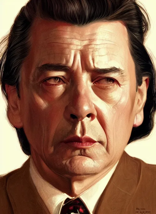 Image similar to twin peaks movie poster art, portrait of chechu nieto, from scene from twin peaks, clean, simple illustration, nostalgic, domestic, highly detailed, digital painting, artstation, concept art, smooth, sharp focus, illustration, artgerm, donato giancola, joseph christian leyendecker, wlop