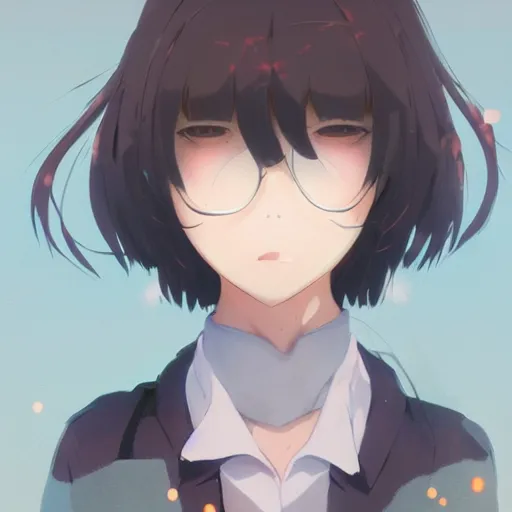 Image similar to a teacher mouse, illustration concept art anime key visual trending pixiv fanbox by wlop and greg rutkowski and makoto shinkai and studio ghibli and kyoto animation symmetrical facial features