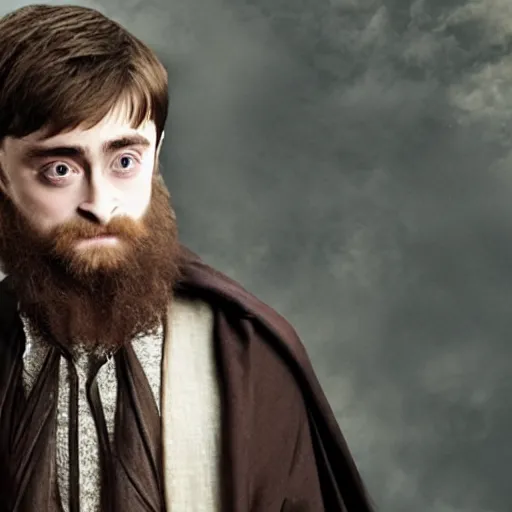 Image similar to daniel radcliffe as professor dumbledore