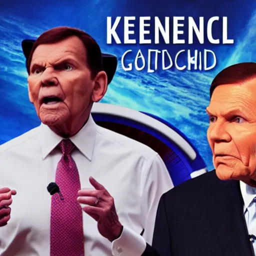 Image similar to kenneth copeland, pace face, death