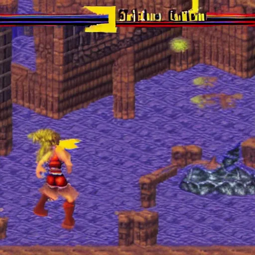 a screenshot of chrono cross ( psx 2 0 0 0 ), ps 5, Stable Diffusion