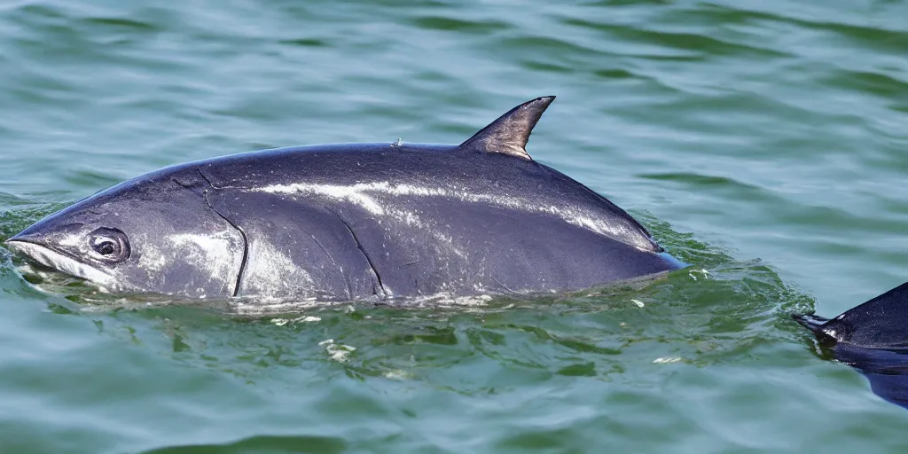 Prompt: Bluefin Tuna playing poker