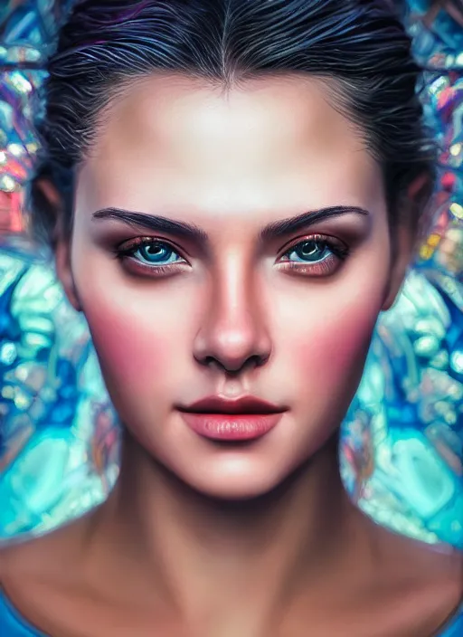 Prompt: photo of a gorgeous young woman in the style of stefan kostic and David la chapelle , realistic, sharp focus, 8k high definition, 35mm film photography, photo realistic, insanely detailed, intricate, elegant, art by stanley lau and artgerm